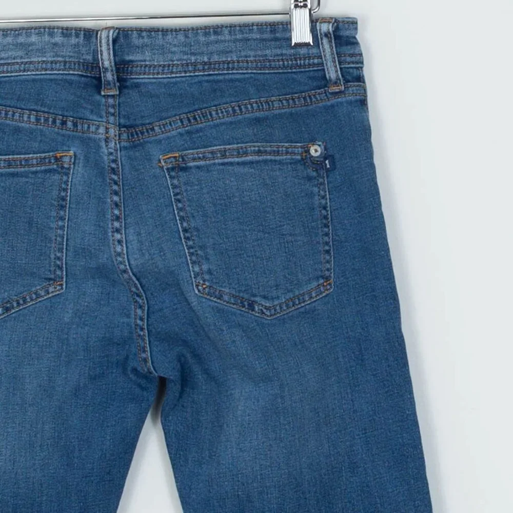 Anthropologie Pilcro‎ Slim Boyfriend Crop Denim Jeans Bohemian Preppy Womens 26